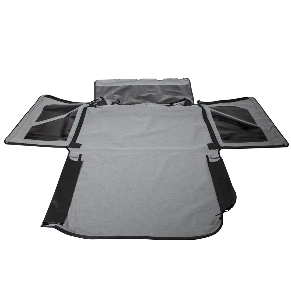 Replacement Soft Top with Rear Tinted Windows Black For 1986-1994 Suzuki Samurai