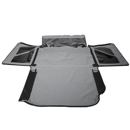 Replacement Soft Top with Rear Tinted Windows Black For 1986-1994 Suzuki Samurai