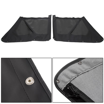 Replacement Soft Top with Rear Tinted Windows Black For 1986-1994 Suzuki Samurai
