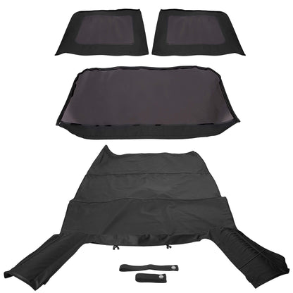 Replacement Soft Top Tint Windows for 2007-2009 Jeep Wrangler Unlimited 4 Door