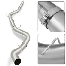 YIKATOO 5 Inches Downpipe Back Exhaust System for 01-07 GMC/Chevy Pickup Truck with LB7 / LBZ Duramax 6.6L Engine