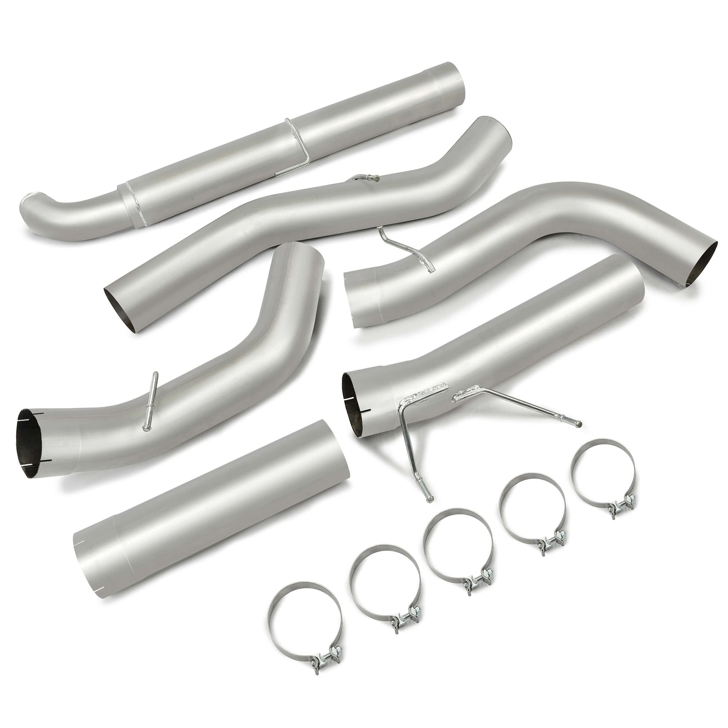 5 Inches Downpipe Back Exhaust System for 01-07 GMC/Chevy Pickup Truck with LB7 / LBZ Duramax 6.6L Engine
