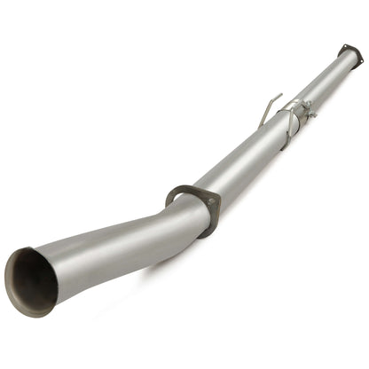 4 Inches Stainless steel Silver Race Exhaust Pipes For 11-16 6.7L Ford F250 F350 F450