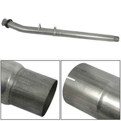 4inches Race Exhaust Muffler Pipes Stainless Steel For 08-10 Ford F250 F450 6.4L