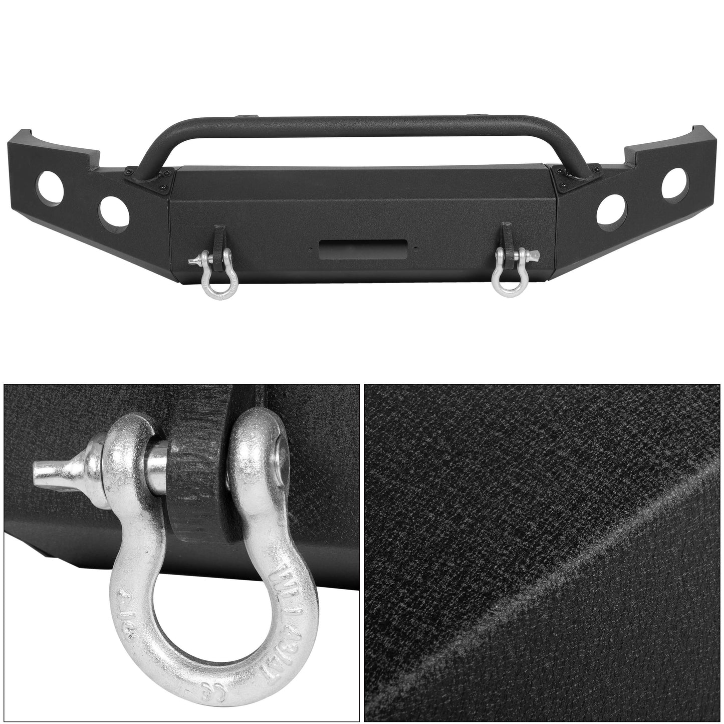 Modular Front Bumper for 2007-2013 Chevy Silverado 1500,3-Piece