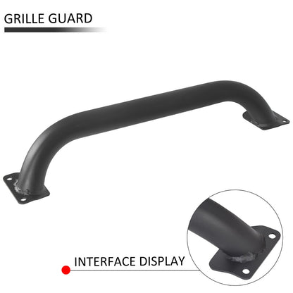 Grille Winch Brush Guard For Jeep Wrangler Gladiator JL JT 2018-2023