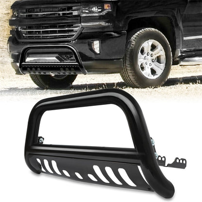 Bull Bar Push Front Bumper Grille Guard For 2007-2018 Cadillac/Sierra/Suburban/Yukon