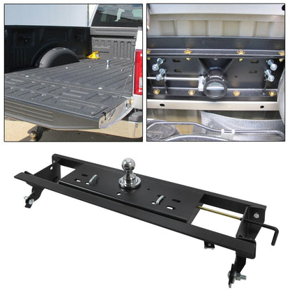 2-5/16 Inches Double Lock Gooseneck Trailer Hitch Kit For 2015-2020 Ford F150