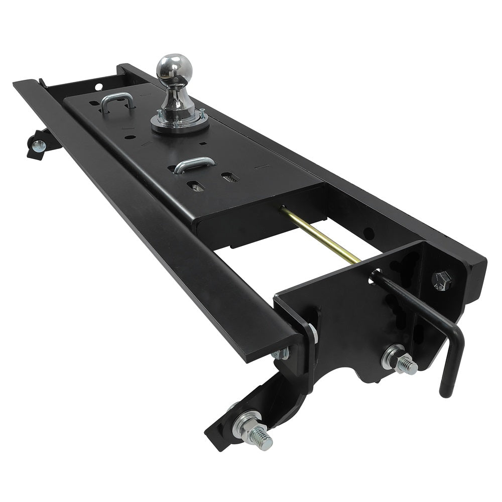 2-5/16 Inches Double Lock Gooseneck Trailer Hitch Kit For 2015-2020 Ford F150