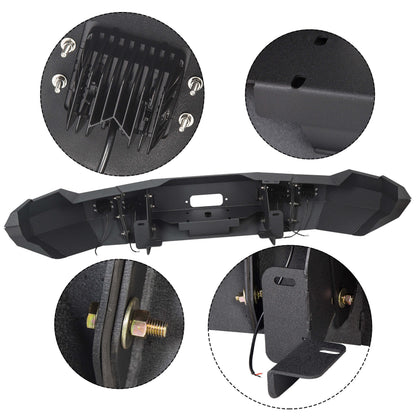 Front Bumper Heavy Duty Replacement Winch Ready detail3