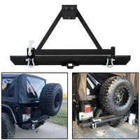 Load image into Gallery viewer, Jeep Wrangler 87-06 TJ YJ Rear Bumper effect picture
