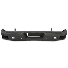 Off-road Rear Bumper Compatible with 2014-2021 Toyota Tundra 2WD/4WD with 2 LED Lights Powder Coated Steel