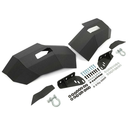 Front Bumper 3-Pieces with D-Rings Compatible with 2007-2010 Chevrolet Silverado 2500 3500