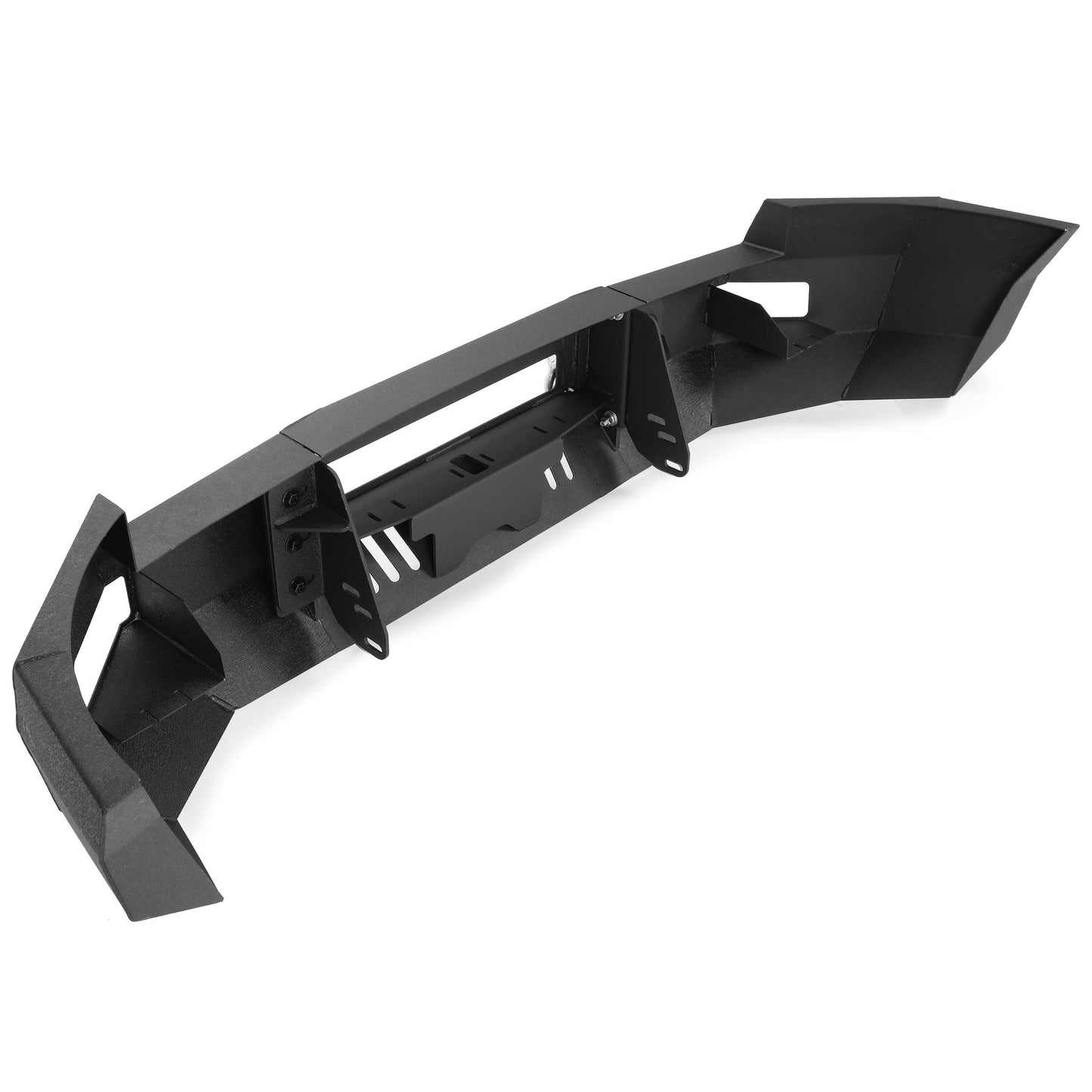 Front Bumper 3-Pieces with D-Rings Compatible with 2007-2010 Chevrolet Silverado 2500 3500