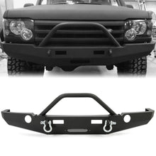 Front Winch Custom Bumper W/ BullBar D-Rings For 1998-2004 Land Rover Discovery II