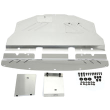 Aluminum Engine Splash Shield Under Tray Skid Plate Compatible with 2011-2014 Subaru WRX STI Impreza (any trim) - Silvery