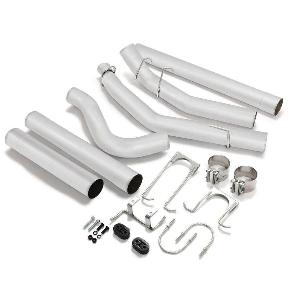 4 Inches Turbo Back Downpipe Exhaust System Kit & Bracket For 1994-1997 Ram Cummins 5.9L