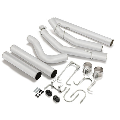 4 Inches Turbo Back Downpipe Exhaust System Kit & Bracket For 1994-1997 Ram Cummins 5.9L
