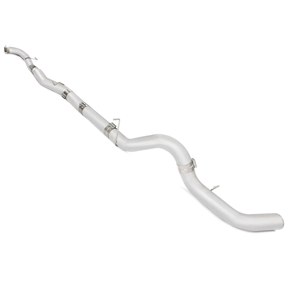5 Inches DOWNPIPE BACK SINGLE ALUMINIZED NO MUFF 2015-2016 Sierra Silverado 2500/3500 6.6L Duramax