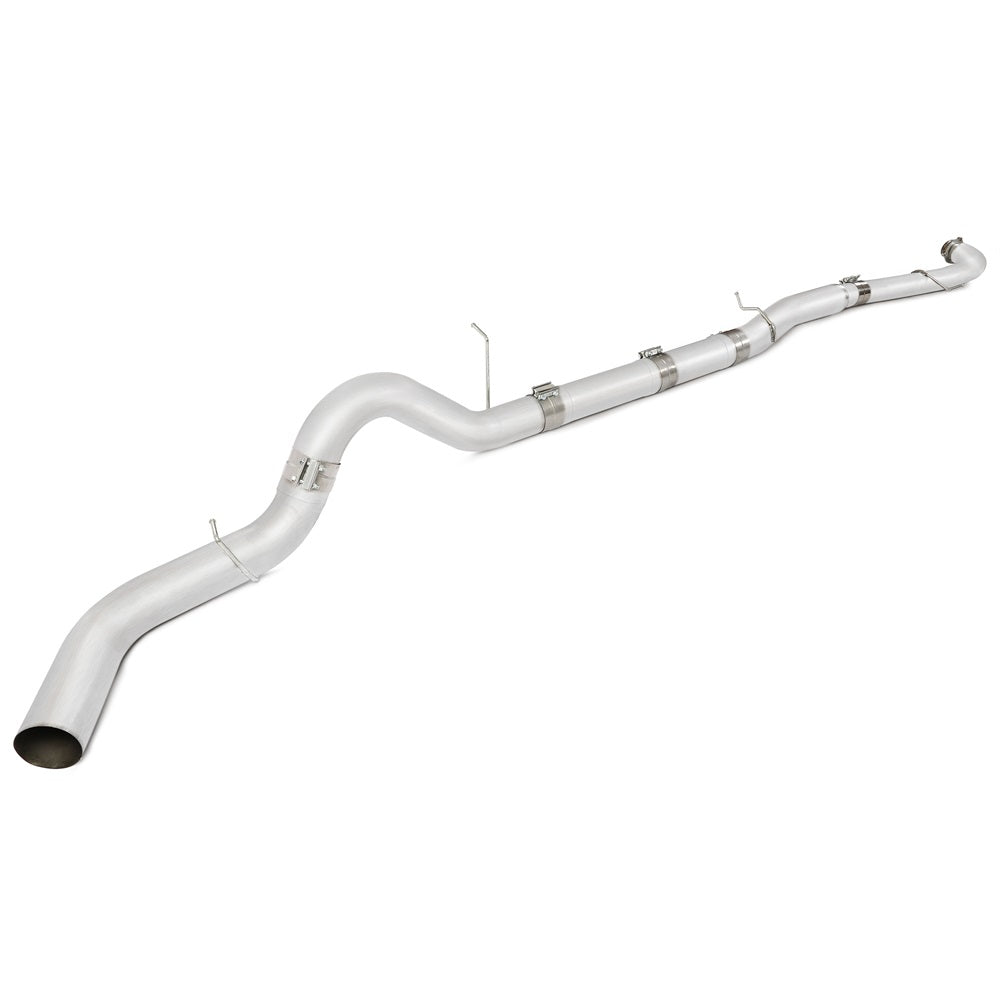 5 Inches DOWNPIPE BACK SINGLE ALUMINIZED NO MUFF 2015-2016 Sierra Silverado 2500/3500 6.6L Duramax