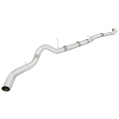 5 Inches DOWNPIPE BACK SINGLE ALUMINIZED NO MUFF 2015-2016 Sierra Silverado 2500/3500 6.6L Duramax
