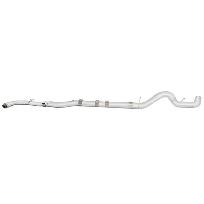 5 Inches DOWNPIPE BACK SINGLE ALUMINIZED NO MUFF 2015-2016 Sierra Silverado 2500/3500 6.6L Duramax