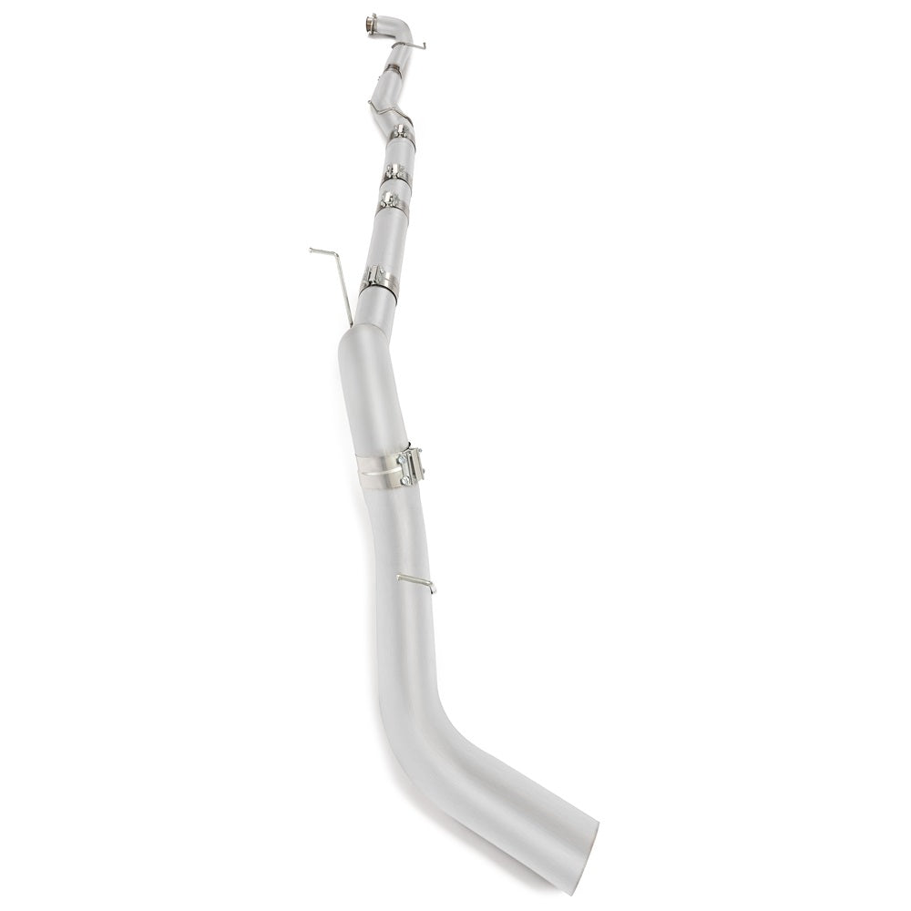 5 Inches DOWNPIPE BACK SINGLE ALUMINIZED NO MUFF 2015-2016 Sierra Silverado 2500/3500 6.6L Duramax