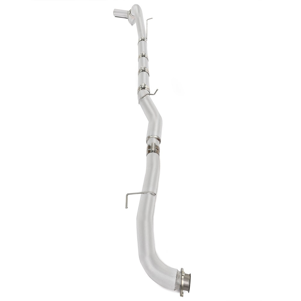 5 Inches DOWNPIPE BACK SINGLE ALUMINIZED NO MUFF 2015-2016 Sierra Silverado 2500/3500 6.6L Duramax
