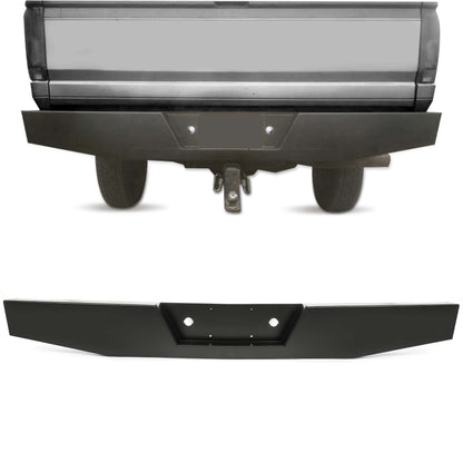 Full Size Steel Rear Bumper For 1973-1997 Ford F150 F250 F350 F-Series