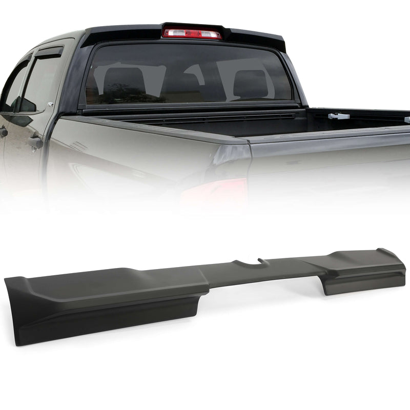 YIKATOO® Black Cab Top Roof Spoiler Wing Compatible with 2019-2022 Dodge RAM 1500 Crew Cab Pickup Truck Spoiler -junior