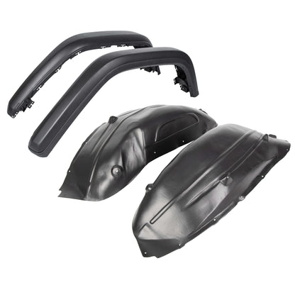 Rear Fender Flares with Inner Liners for 2018-2020 Jeep Wrangler JL