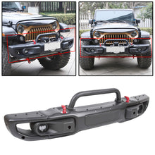 Front Bumper for 2018-2020 Jeep Wrangler JL Rubicon &2020 Gladiator w/LED Fog Lights