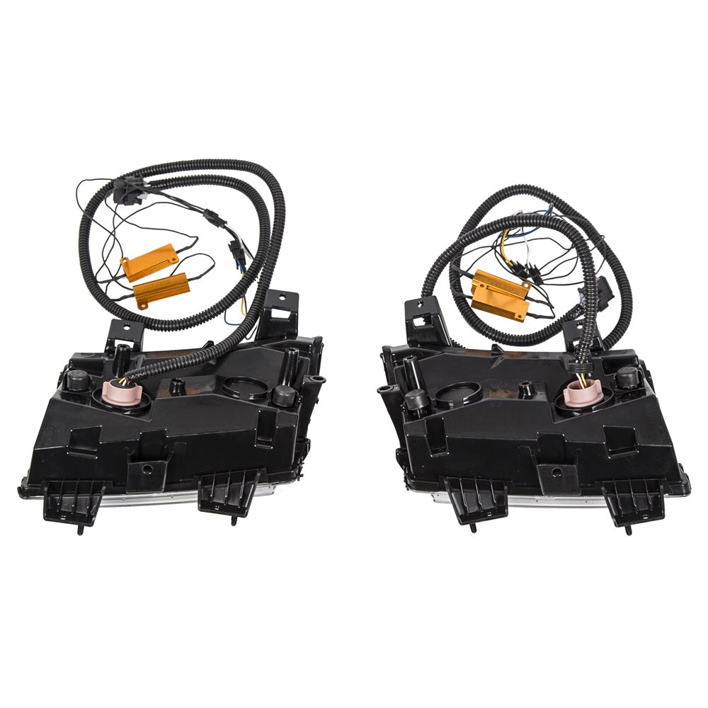 Front Fender Flare Wheel Eyebrow Lights For 2018-2020 Jeep Wrangler JL