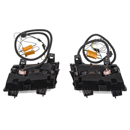 Front Fender Flare Wheel Eyebrow Lights For 2018-2020 Jeep Wrangler JL