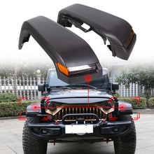 Front Fender Flares with Lights & Inner Liners for 2007-2018 Jeep Wrangler JK