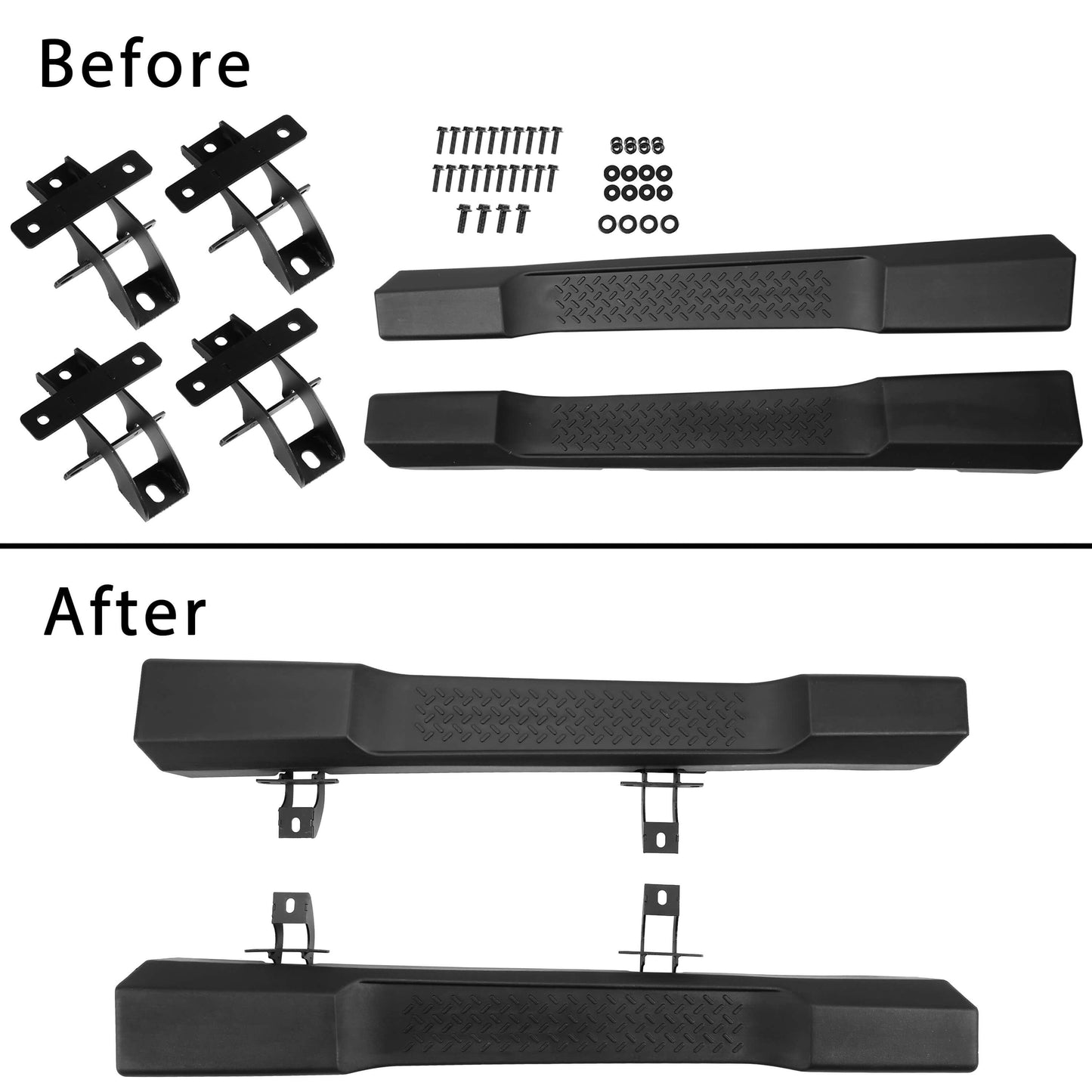 Running Board Side Steps for 2007-2017 Jeep Wrangler JK 2 Door