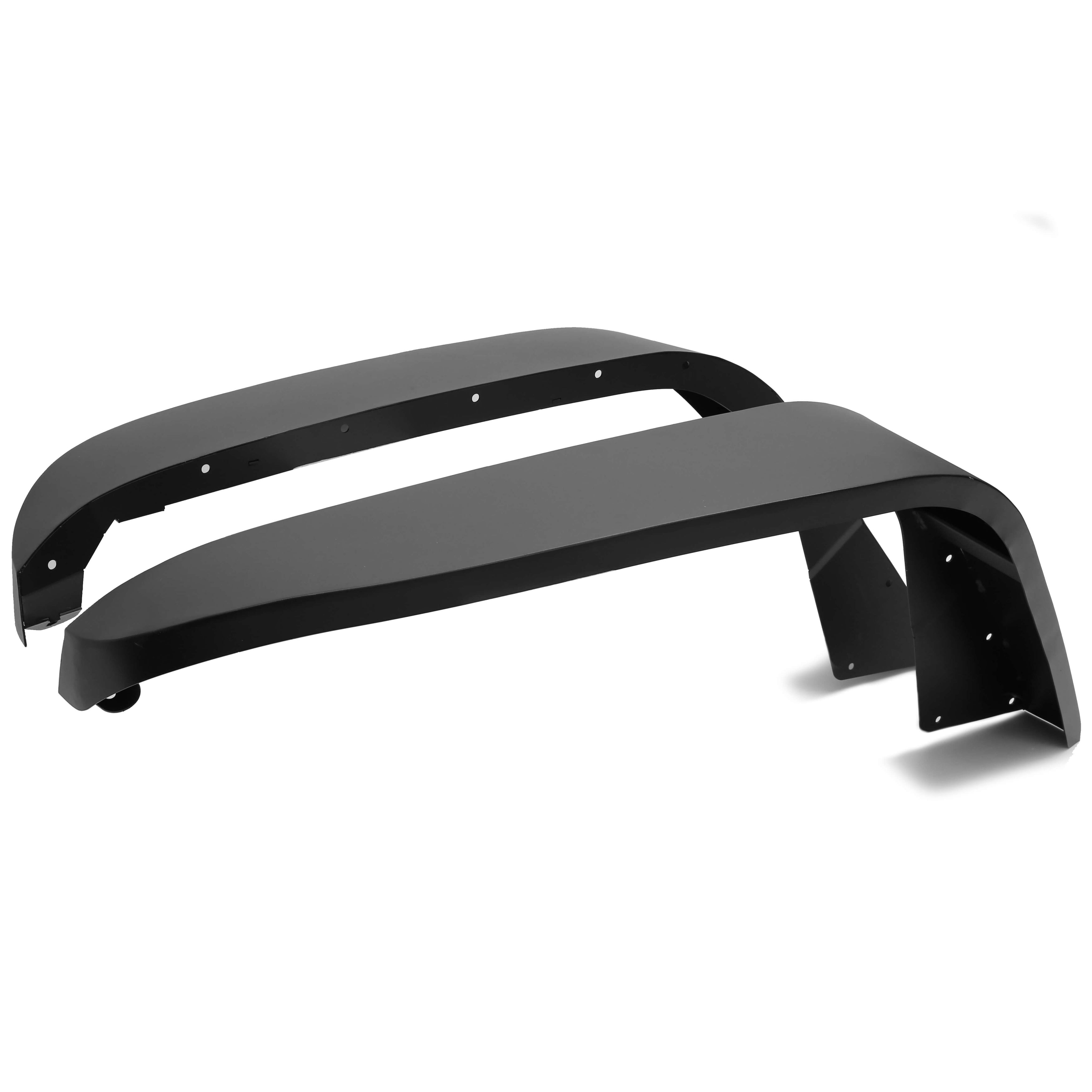 Flat Fender Flares for 2018-2023 Jeep Wrangler JL & JL Unlimited 2 Door & 4 Door
