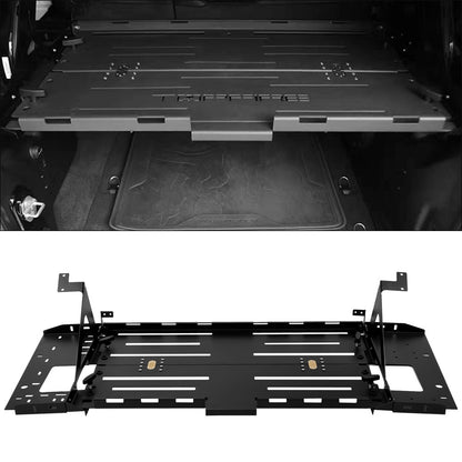 Rear Foldable Luggage Storage Carrier Rack Steel For 2007-2018 Jeep Wrangler JK 4DR