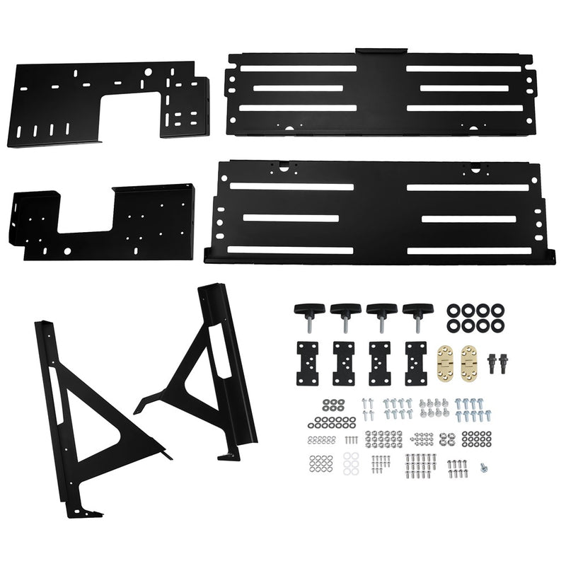 YIKATOO® Rear Foldable Luggage Storage Carrier Rack Steel For 2007-2018 Jeep Wrangler JK 4DR