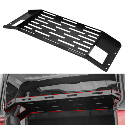 Rear Cargo Basket Rack Metal Luggage Storage Carrier Fits 2007-2018 Jeep Wrangler JK