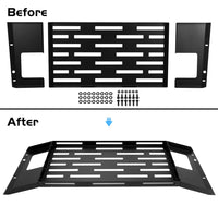 Load image into Gallery viewer, YIKATOO® Rear Cargo Basket Rack Metal Luggage Storage Carrier Fits 2007-2018 Jeep Wrangler JK -junior
