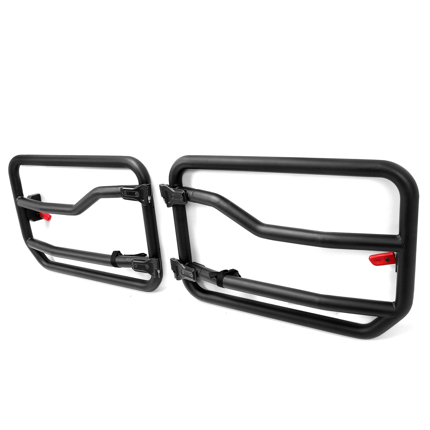 Half Doors Front Tubular Tube Doors for 2018-2021 Jeep Gladiator & Jeep JL Wrangler