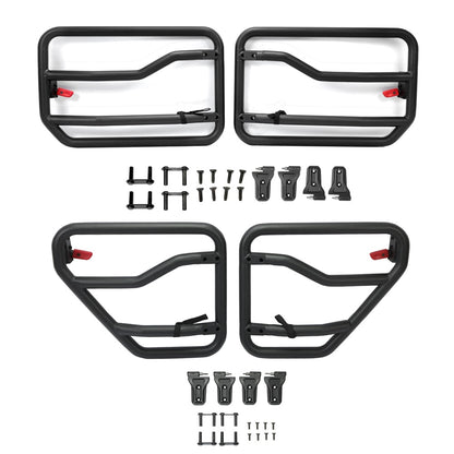 Front&Rear Tube Door Kit For 2018-2021 Jeep Gladiator & JL Wrangler (4-door)