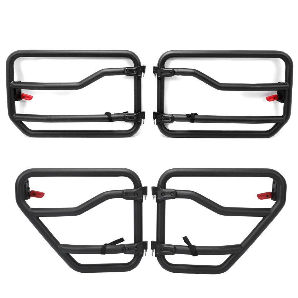 Front&Rear Tube Door Kit For 2018-2021 Jeep Gladiator & JL Wrangler (4-door)