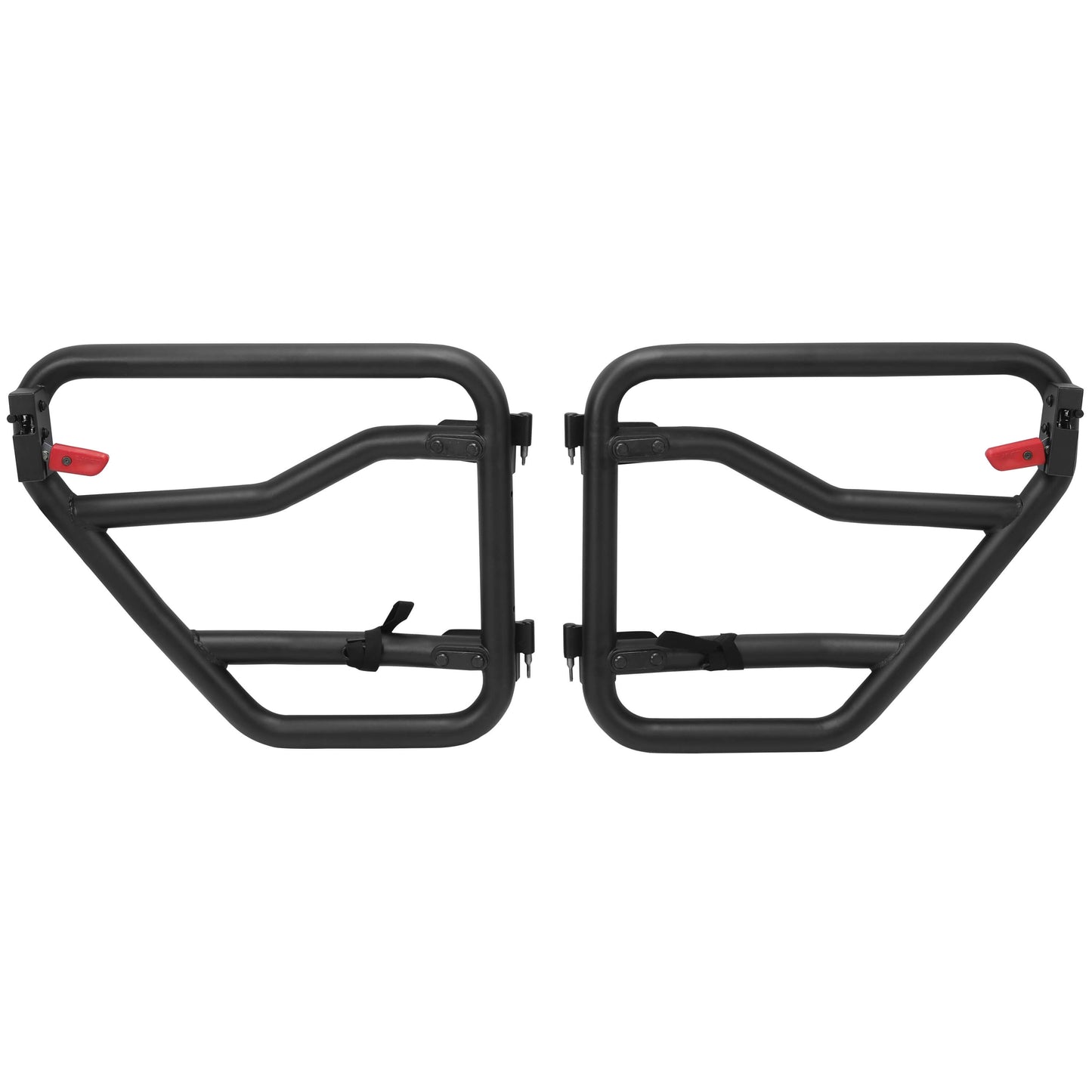 Half Doors Rear Tubular Tube Doors for 2018-2021 Jeep Gladiator & Jeep JL Wrangler