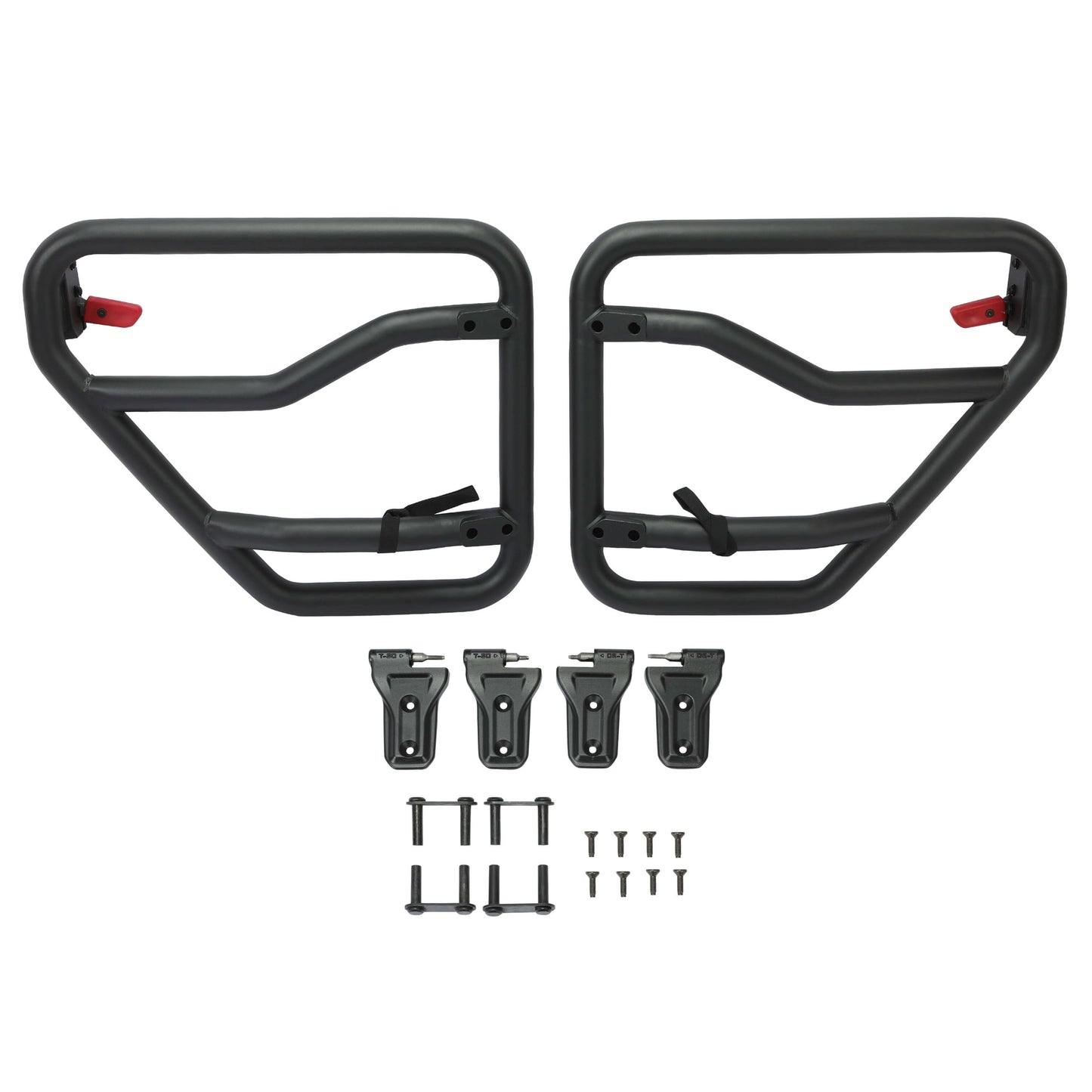 Half Doors Rear Tubular Tube Doors for 2018-2021 Jeep Gladiator & Jeep JL Wrangler
