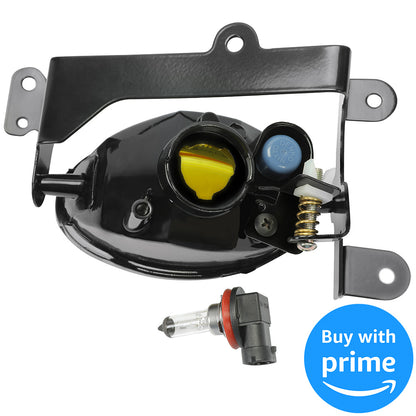 Front Bumper Driving Fog Lights Compatible with 2006-2008 Honda Civic 2Dr Coupe Lamps with Switch Pair (Yellow Lens ) Replace for HO2890114 08V31-SVA-111
