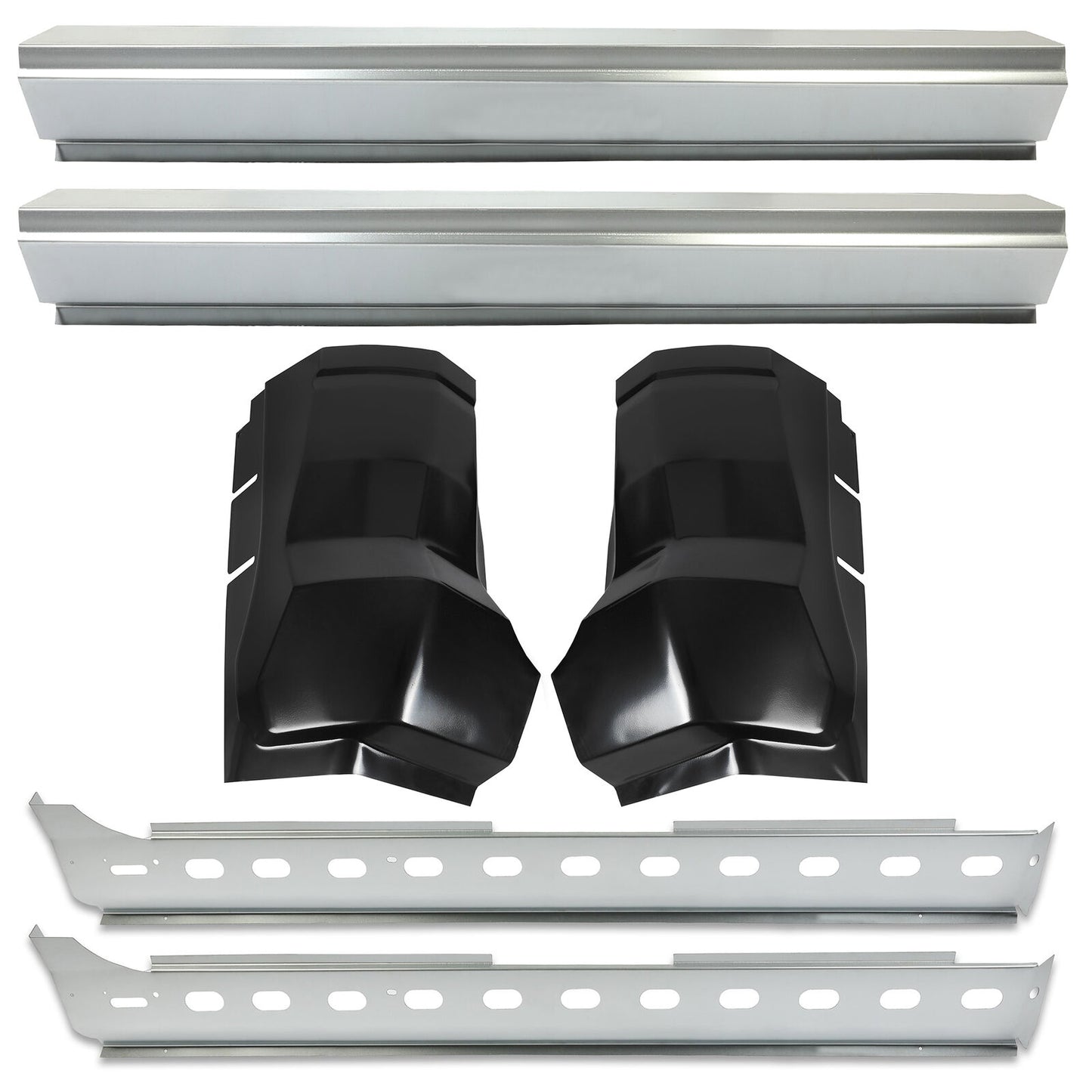 Outer Inner Rocker Panels& Cab Corner For 2002-2008 Dodge Ram 1500/2500 Quad Cab