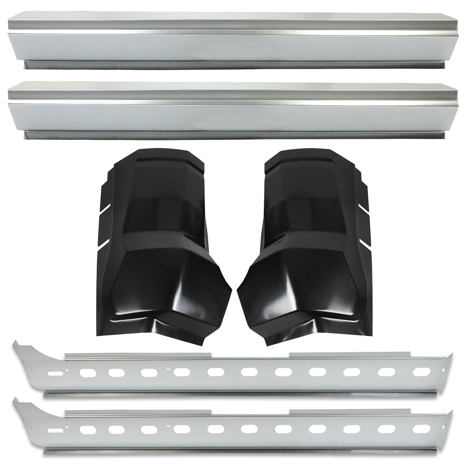 Outer Inner Rocker Panels& Cab Corner For 2002-2008 Dodge Ram 1500/2500 Quad Cab